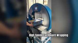 Automatic Film Wrapping Machine for Cardboard Packaging